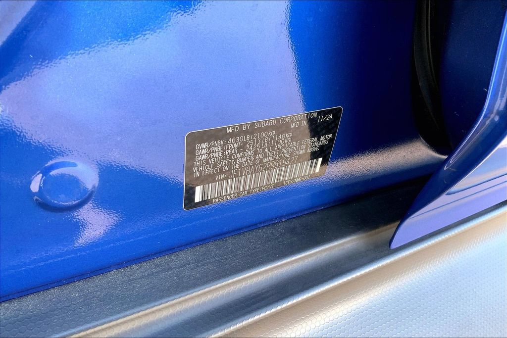 Used 2024 Subaru WRX TR AWD/4WD image 17