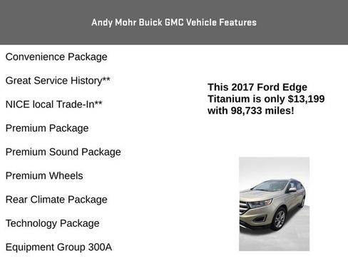 Used 2017 Ford Edge Titanium w/ Technology Package FWD image 8