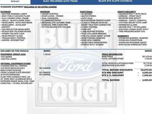 New 2026 Ford F150 STX w/ Equipment Group 200A AWD/4WD image 2