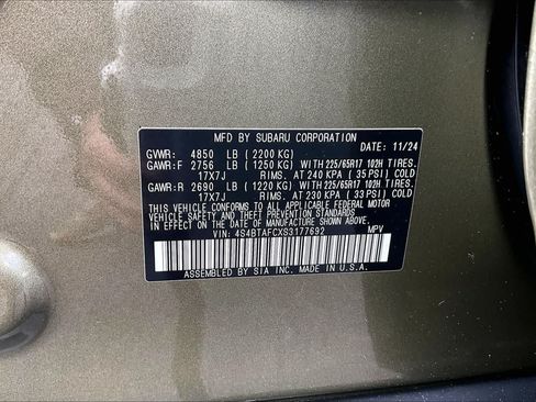 Used 2025 Subaru Outback Premium AWD/4WD image 21