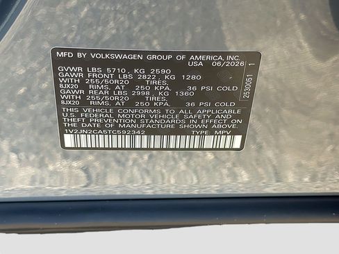New 2026 Volkswagen Atlas SE FWD image 43