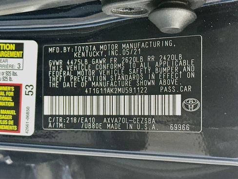 Used 2021 Toyota Camry SE w/ TRD Appearance Package (TMS) FWD image 12