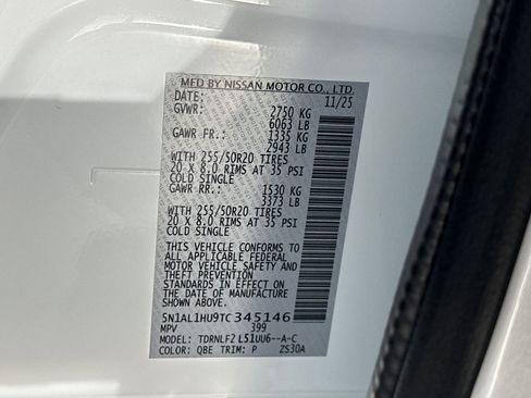 New 2026 INFINITI QX60 Autograph w/ Dark Cargo Package image 34