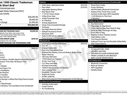 New 2023 RAM 1500 Tradesman w/ Tradesman SXT Package image 33