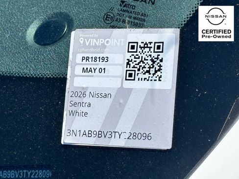 Certified 2026 Nissan Sentra S w/ S Cold Weather Package FWD image 30