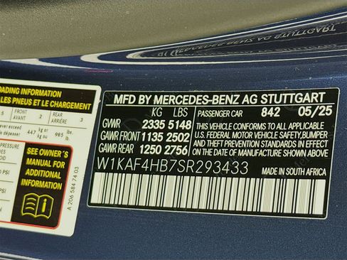 Used 2025 Mercedes-Benz C 300 4MATIC Sedan image 35