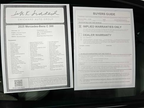 Certified 2025 Mercedes-Benz C 300 Sedan image 42