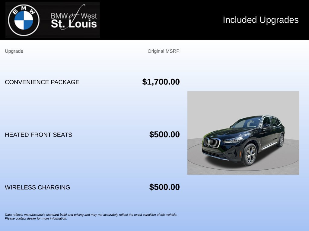 Used 2024 BMW X3 xDrive30i w/ Convenience Package AWD/4WD image 19