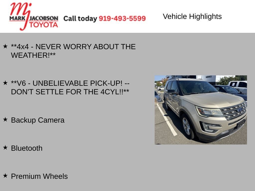 Used 2017 Ford Explorer XLT AWD/4WD image 5
