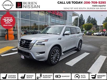 Used 2023 Nissan Armada Platinum w/ Captain's Chairs Package