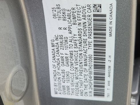 Used 2026 Honda Civic Sport image 26