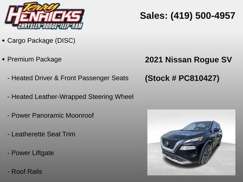 Used 2021 Nissan Rogue SV AWD/4WD image 11