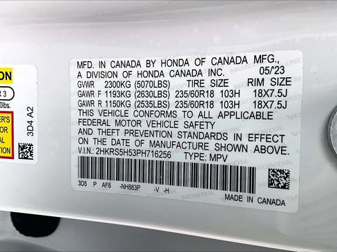 Certified 2023 Honda CR-V Sport image 64