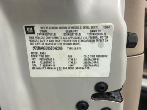 Used 2005 Buick Rendezvous 2WD w/ CXL Preferred Equipment Group image 27