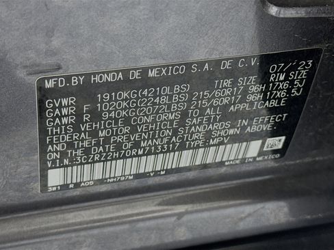 Certified 2024 Honda HR-V EX-L image 31