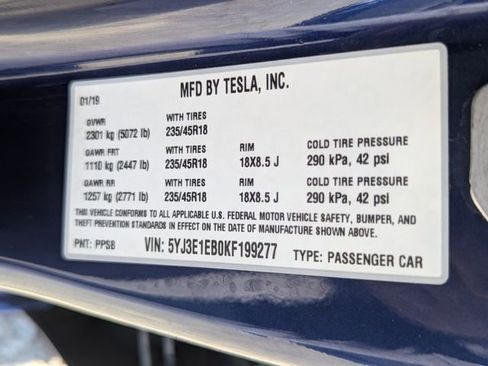 Used 2019 Tesla Model 3 Long Range image 31
