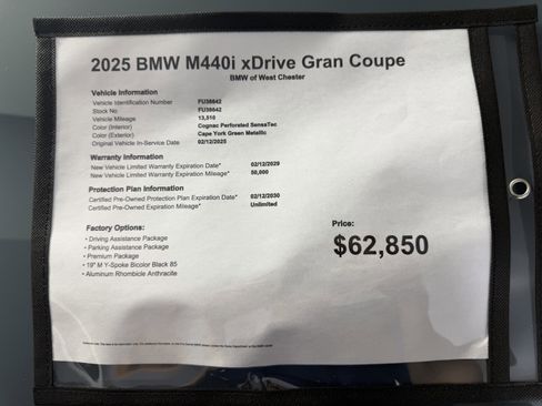 Certified 2025 BMW 440i xDrive AWD/4WD image 20