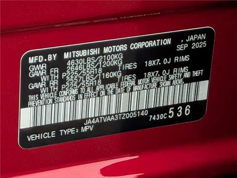 New 2026 Mitsubishi Eclipse Cross Ralliart AWD/4WD image 31