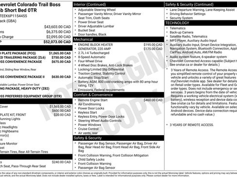 Used 2023 Chevrolet Colorado Trail Boss w/ LPO, Skid Plate Package AWD/4WD image 2