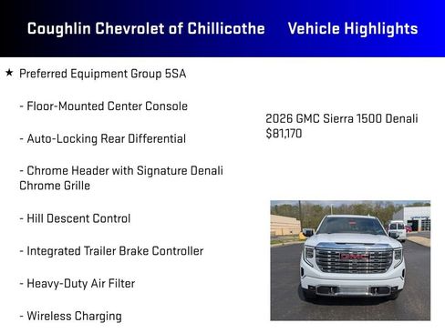 New 2026 GMC Sierra 1500 Denali w/ Denali Reserve Package AWD/4WD image 15