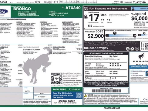 New 2026 Ford Bronco Badlands AWD/4WD image 31