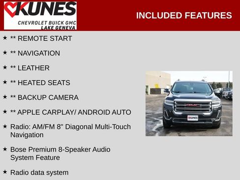 Used 2023 GMC Acadia SLT AWD/4WD image 2