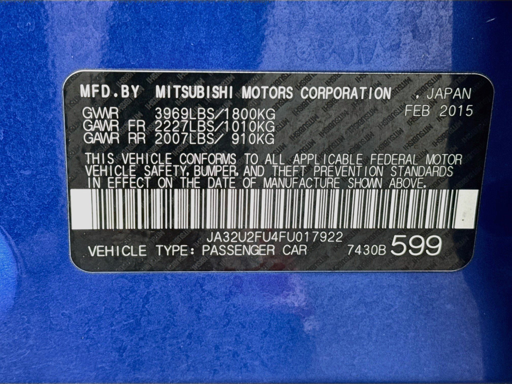 Used 2015 Mitsubishi Lancer ES FWD image 29