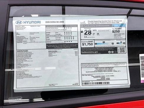 New 2026 Hyundai Kona SE AWD/4WD image 19