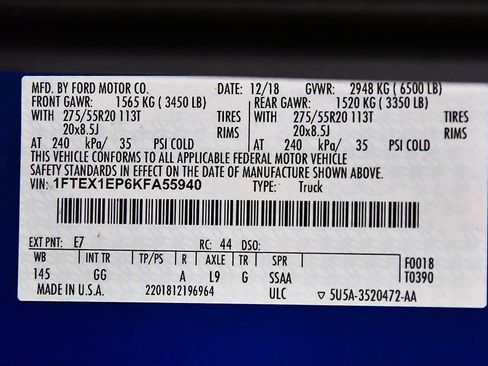 Used 2019 Ford F150 XL w/ Equipment Group 101A Mid AWD/4WD image 15