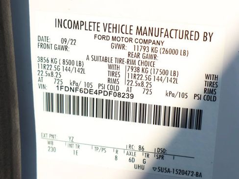 Used 2023 Ford F650 2WD Regular Cab Super Duty image 43