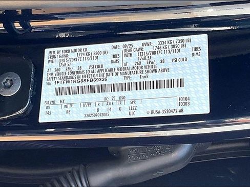 Certified 2025 Ford F150 Raptor AWD/4WD image 35