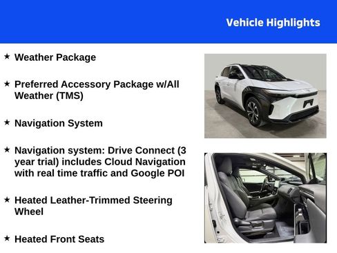 Used 2024 Toyota bZ4X XLE w/ Weather Package AWD/4WD image 4