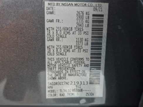 Used 2022 Nissan Pathfinder SL image 14