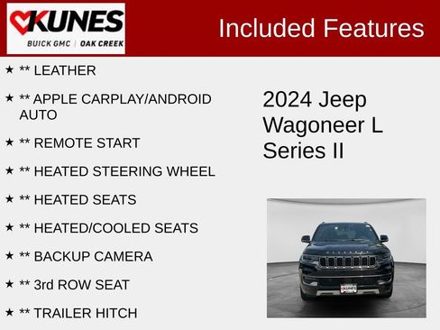 Used 2024 Jeep Wagoneer L Series II w/ Flexible Seating Group AWD/4WD image 2