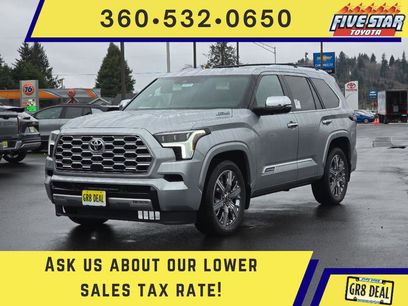 New 2026 Toyota Sequoia Capstone