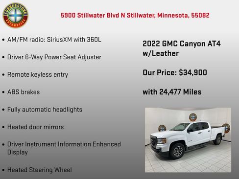 Used 2022 GMC Canyon AT4 AWD/4WD image 10