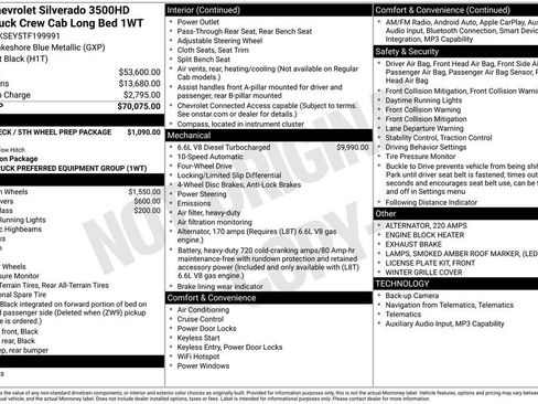 New 2026 Chevrolet Silverado 3500 W/T image 18