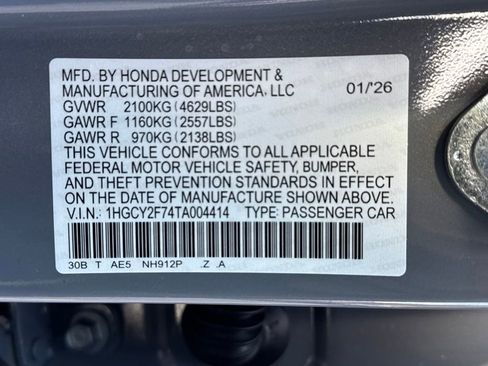 New 2026 Honda Accord Sport image 26