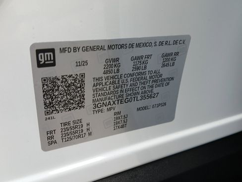 New 2026 Chevrolet Equinox RS image 20