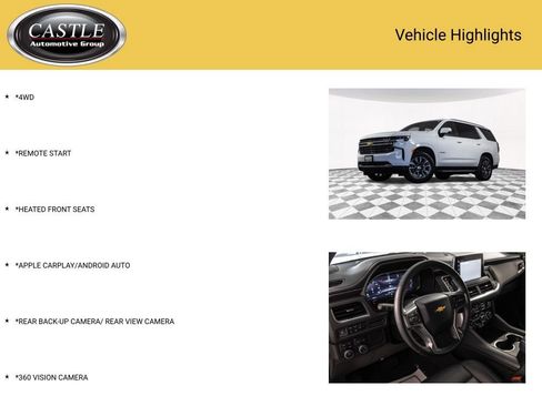 Used 2024 Chevrolet Tahoe LT w/ LT Signature Plus Package AWD/4WD image 3