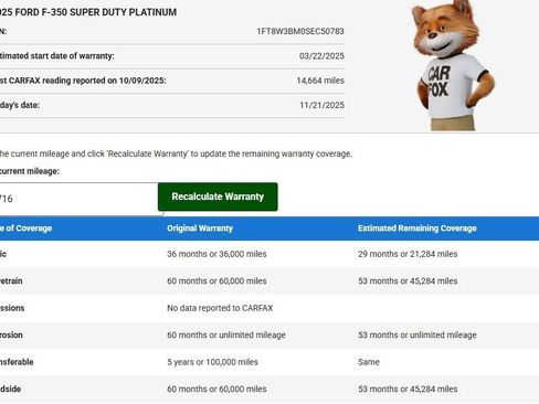 Used 2025 Ford F350 Platinum w/ Platinum Plus Package image 83