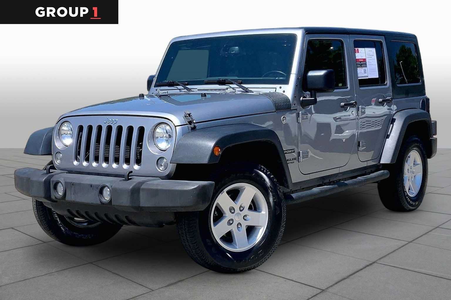 Used 2017 Jeep Wrangler Unlimited Sport w/ Quick Order Package 24S AWD/4WD image 1