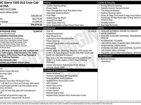 Used 2019 GMC Sierra 1500 SLE w/ SLE Value Package image 26