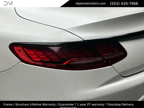 Used 2019 Mercedes-Benz S 63 AMG 4MATIC Coupe w/ Carbon Fiber Exterior Package image 15