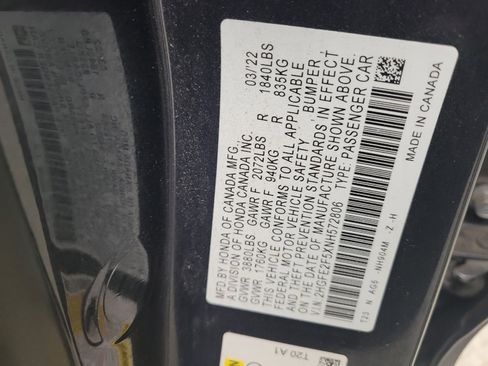 Used 2022 Honda Civic Sport image 33