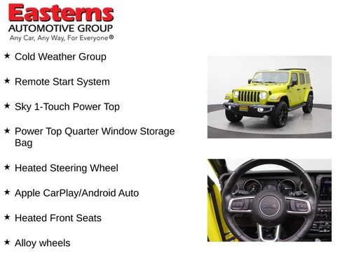 Used 2022 Jeep Wrangler Unlimited Sahara w/ Cold Weather Group AWD/4WD image 11