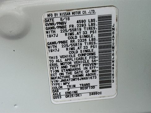 Used 2018 Nissan Rogue SL w/ Premium Package image 12