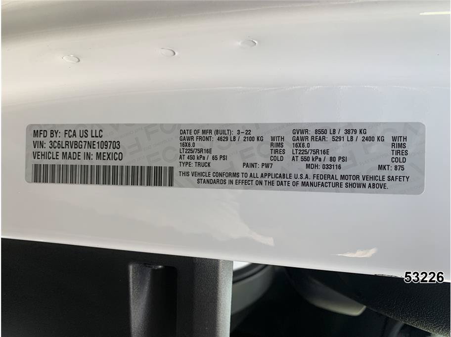 Used 2022 RAM ProMaster 1500 FWD image 19