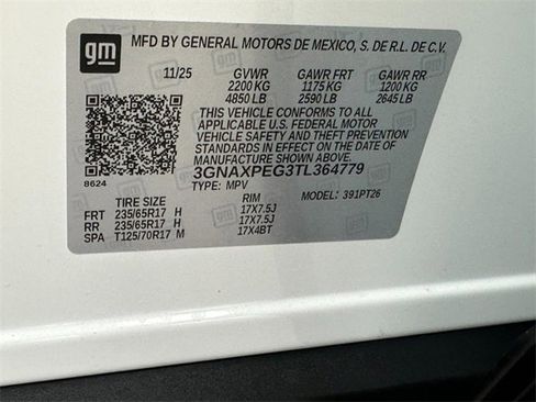 New 2026 Chevrolet Equinox LT w/ Safety and Technology Package image 14