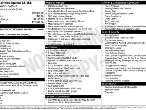 Used 2020 Chevrolet Equinox LS image 35
